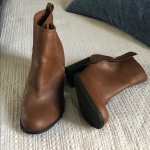Brown booties